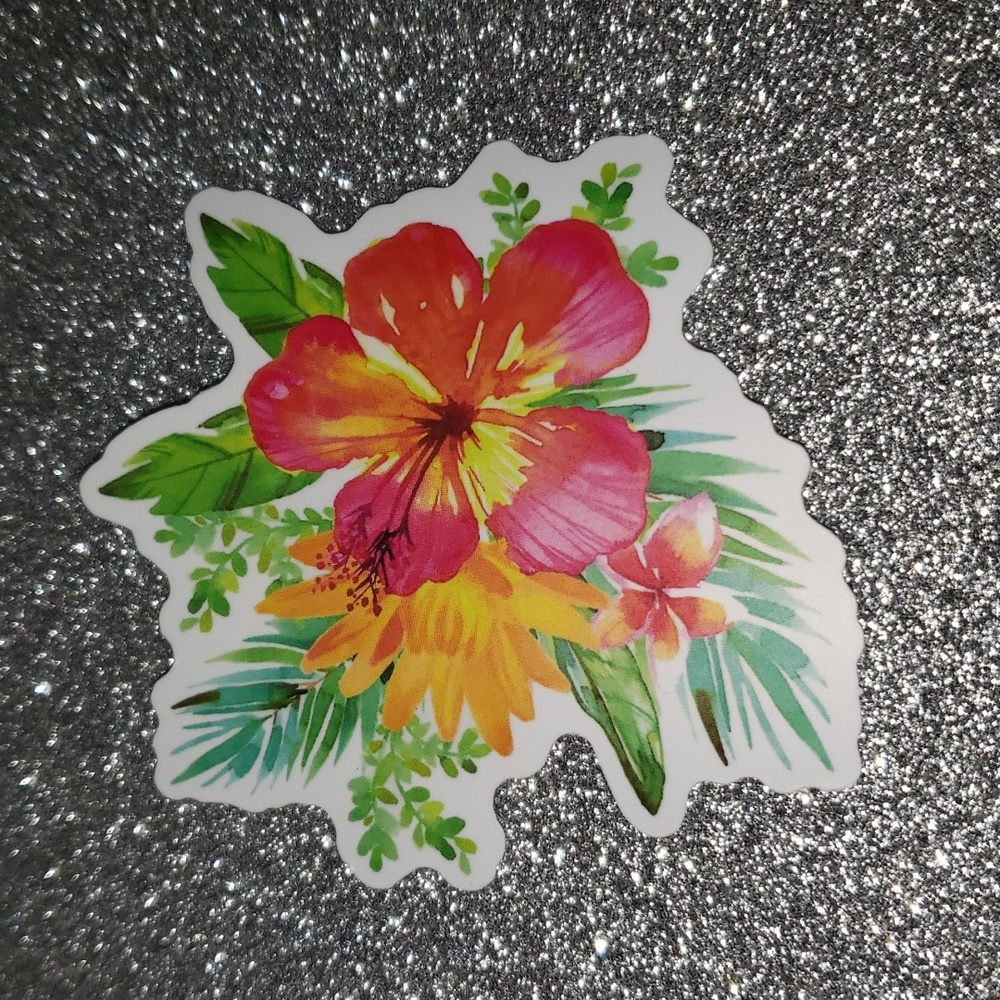 NATURE FLOWER WATERPOOF Sticker Flower